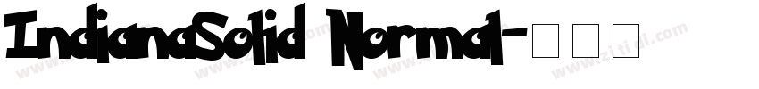 IndianaSolid Normal字体转换